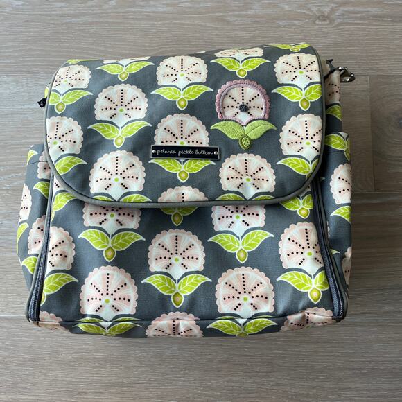 Petunia Pickle Bottom Handbags - Petunia Pickle Bottom Abundance Boxy Backpack Convertible Diaper Bag